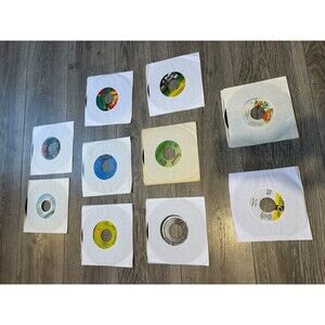LOT of 10 Jamaican Reggae Dancehall Vinyl Records 45rpm 7 Inch New MINT Unplayed